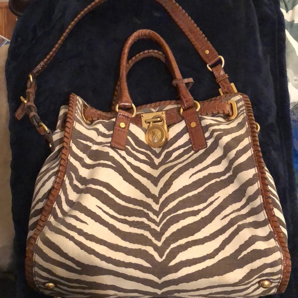 Michael Kors animal print satchel - Picture 2 of 4